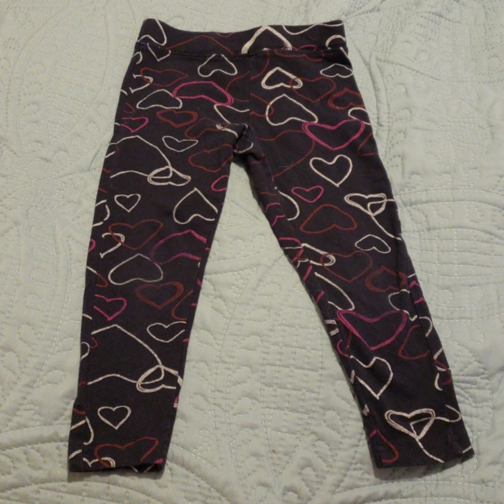 Gurls Heart print leggings